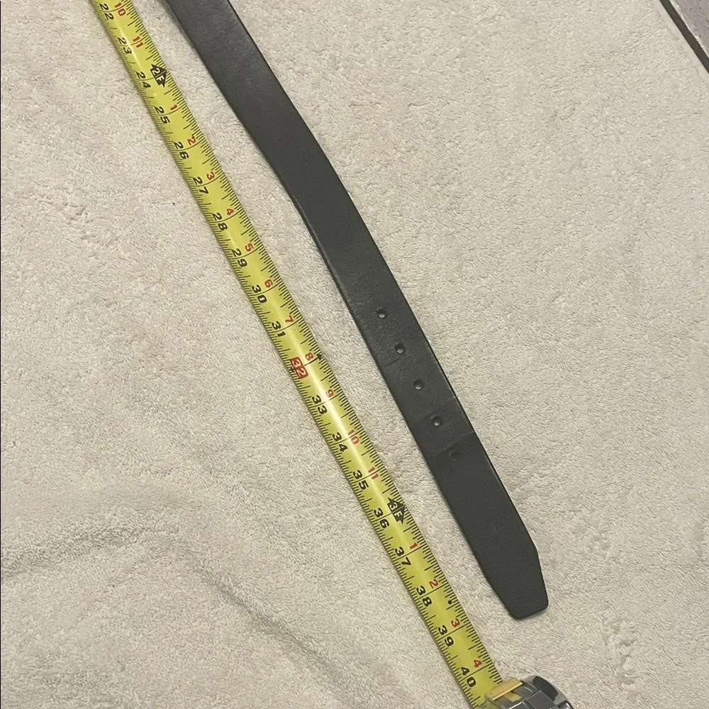 Banana Republic Leather Belt With Solid Brass Buckle